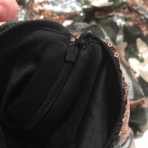 Sequin Camo Mini Skirt 3xl - Picture 3 of 4